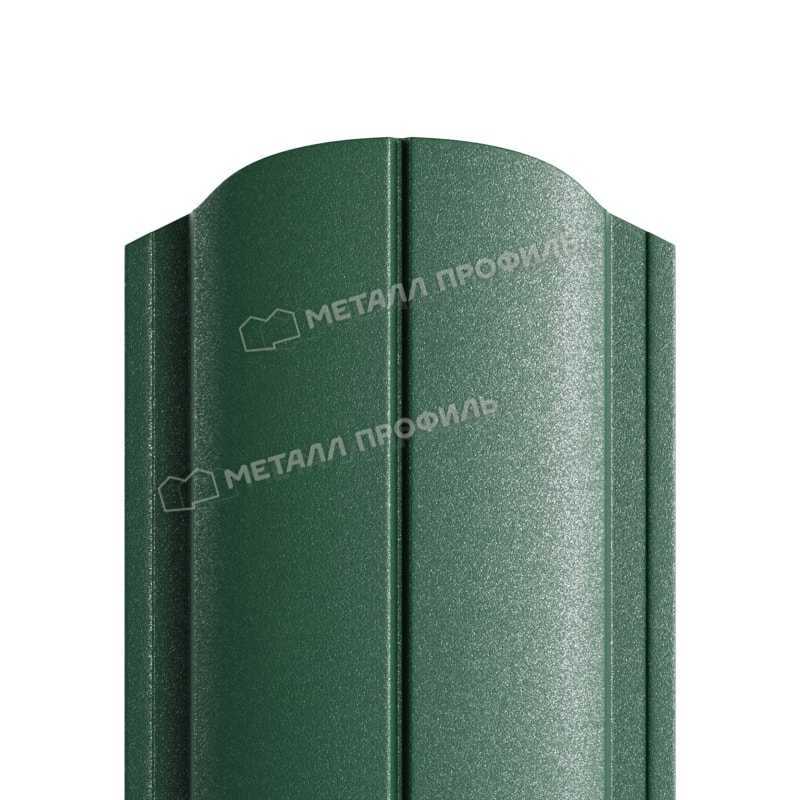 Штакетник Металл Профиль ELLIPSE-O 0,5 VikingMP® E RAL 6005 Зеленый мох