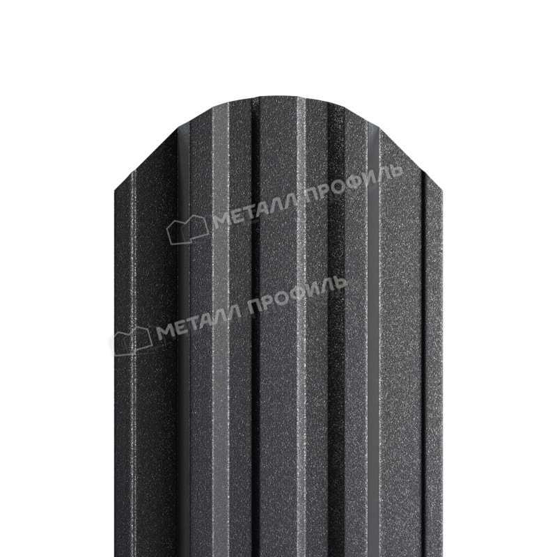Штакетник Металл Профиль TRAPEZE-O 0,5 VikingMP® E RAL 9005 Черный темный