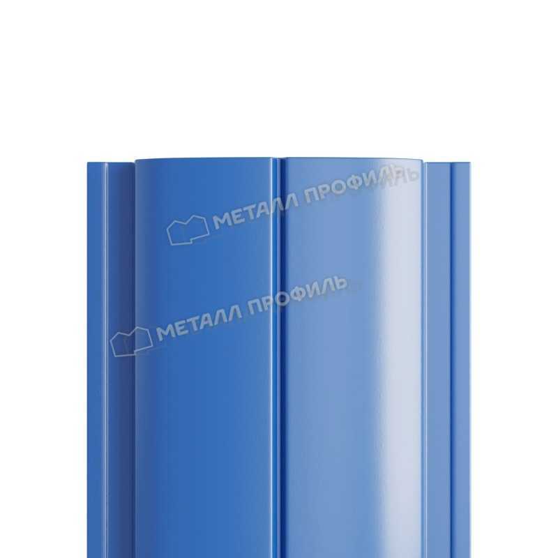 Штакетник Металл Профиль ELLIPSE-T 0,5 NormanMP RAL 5005 Синий насыщенный